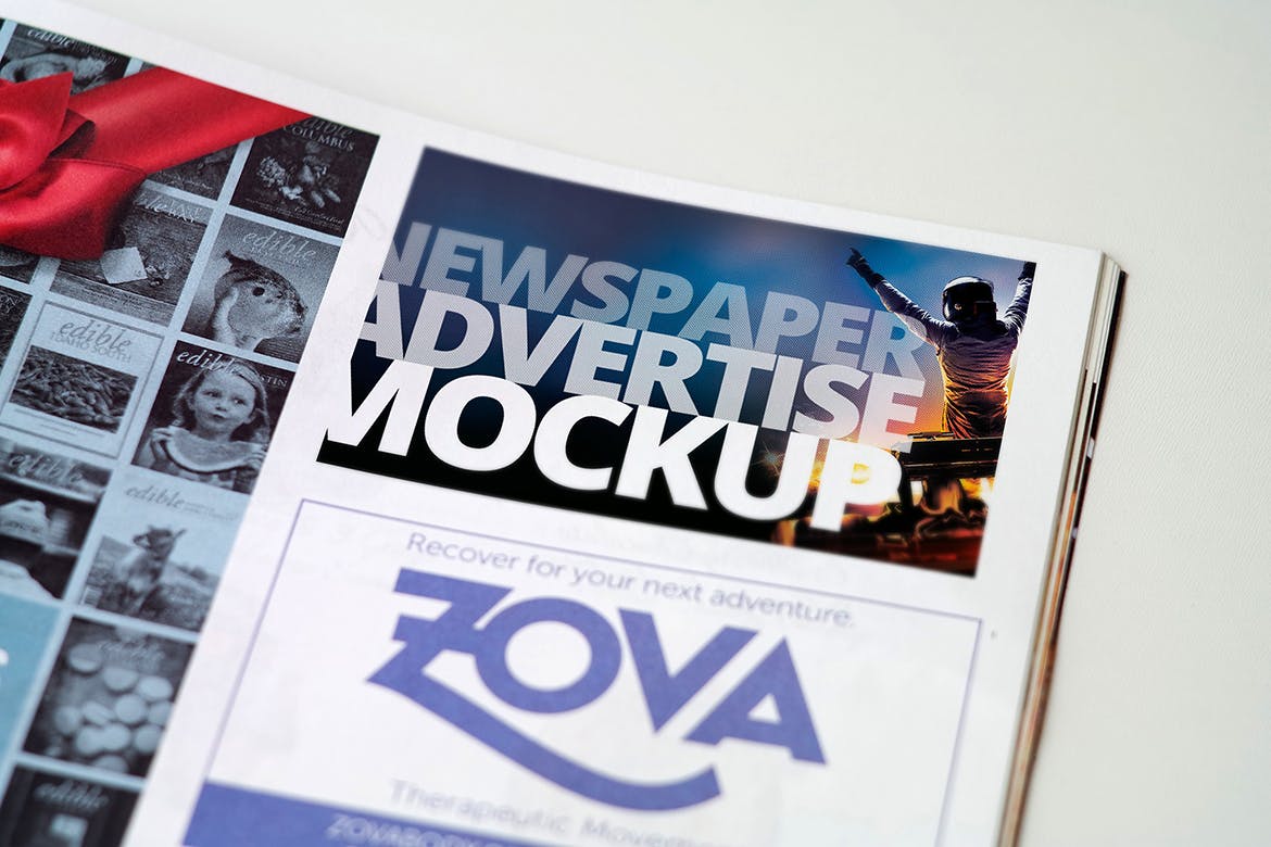 杂志广告设计印刷效果图样机模板v1 Magazine Advert Mockups插图(6)