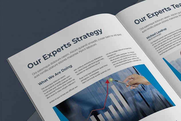 现代专业的企业业务宣传册模板 Business Brochure Template插图(7)