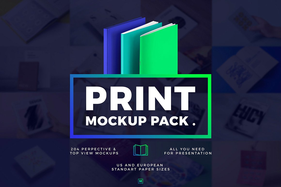 10+GB出版印刷样机超级素材包 Print Mock Up Pack插图