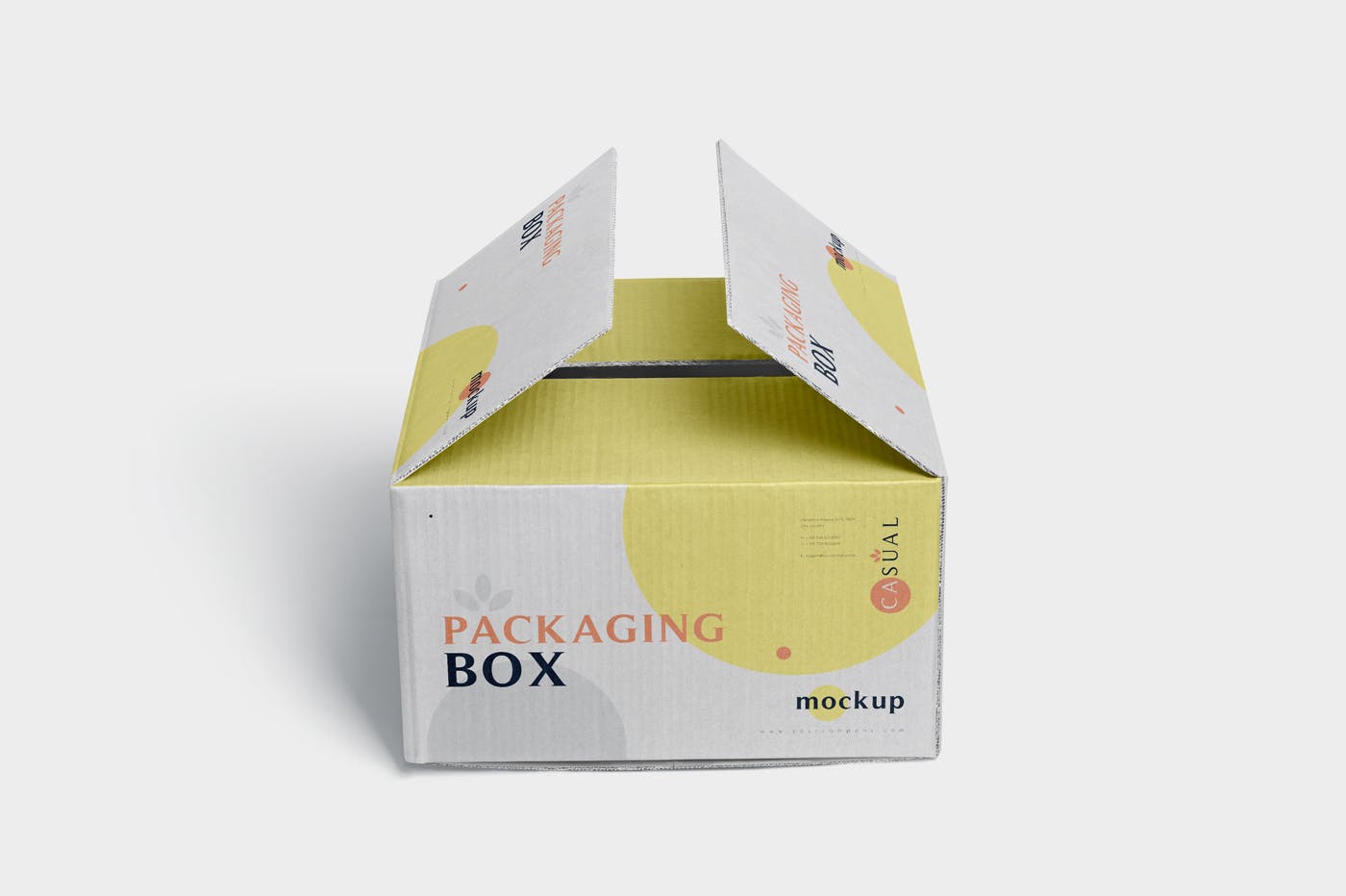 品牌定制包装箱物流快递包装箱外观设计样机 5 Packaging Box Mockups插图(3)