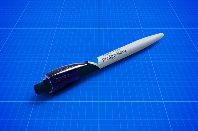圆珠笔签字笔样机模板v11 Pen Mockup V.11插图(14)