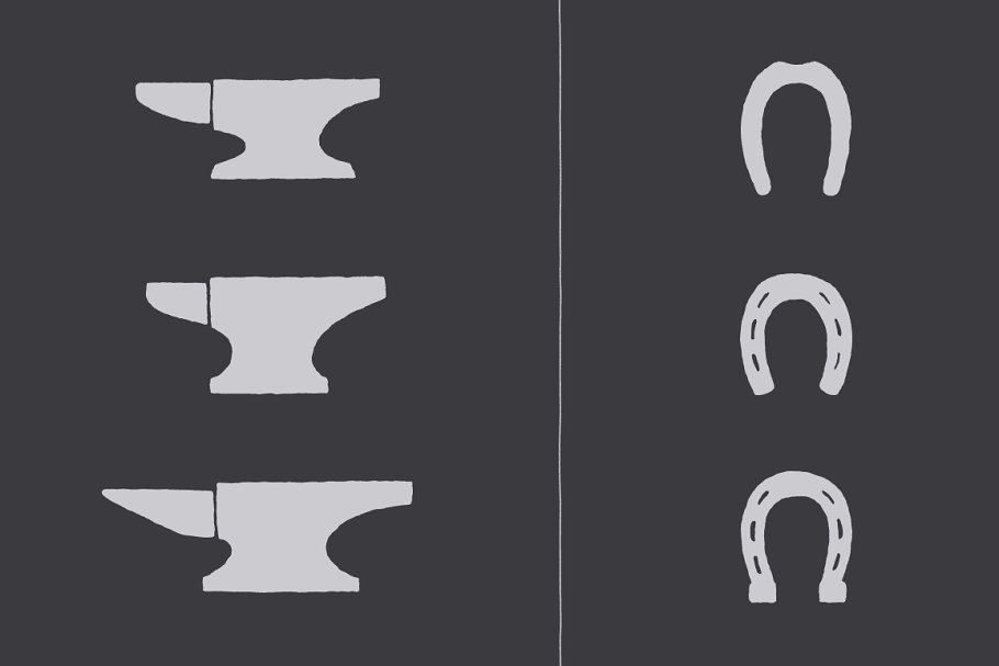 手工绘制工具图形 Blacksmith Tools – By Hand插图(3)