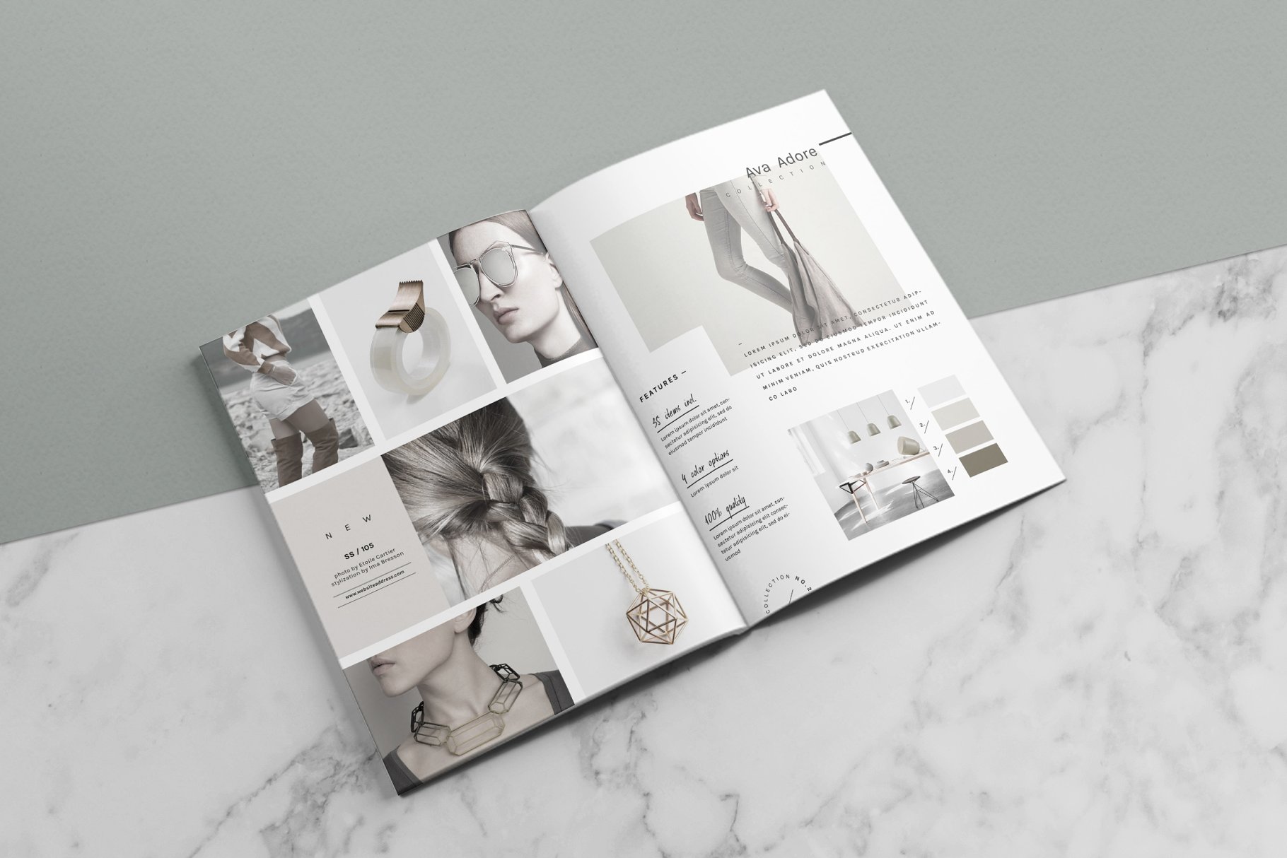 产品目录合集杂志模板 Catalog + Magazine PSD • Íma插图(4)