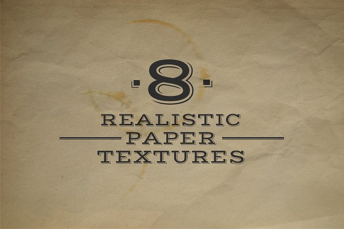 一组8张纸质包装背景纹理  Paper Texture Pack插图