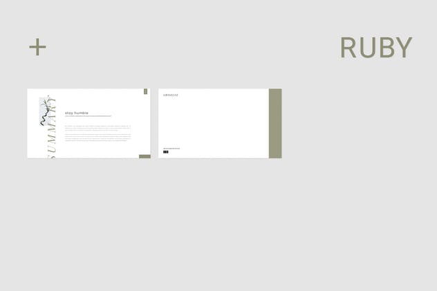极简主义家居生活主题Google Slides品牌幻灯片模板 Griselle Google Slides插图(9)