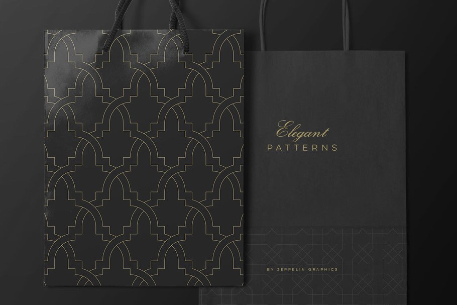 伊斯兰教艺术风格几何图案纹理合集 Geometric Patterns Islamic Ed.插图(4)