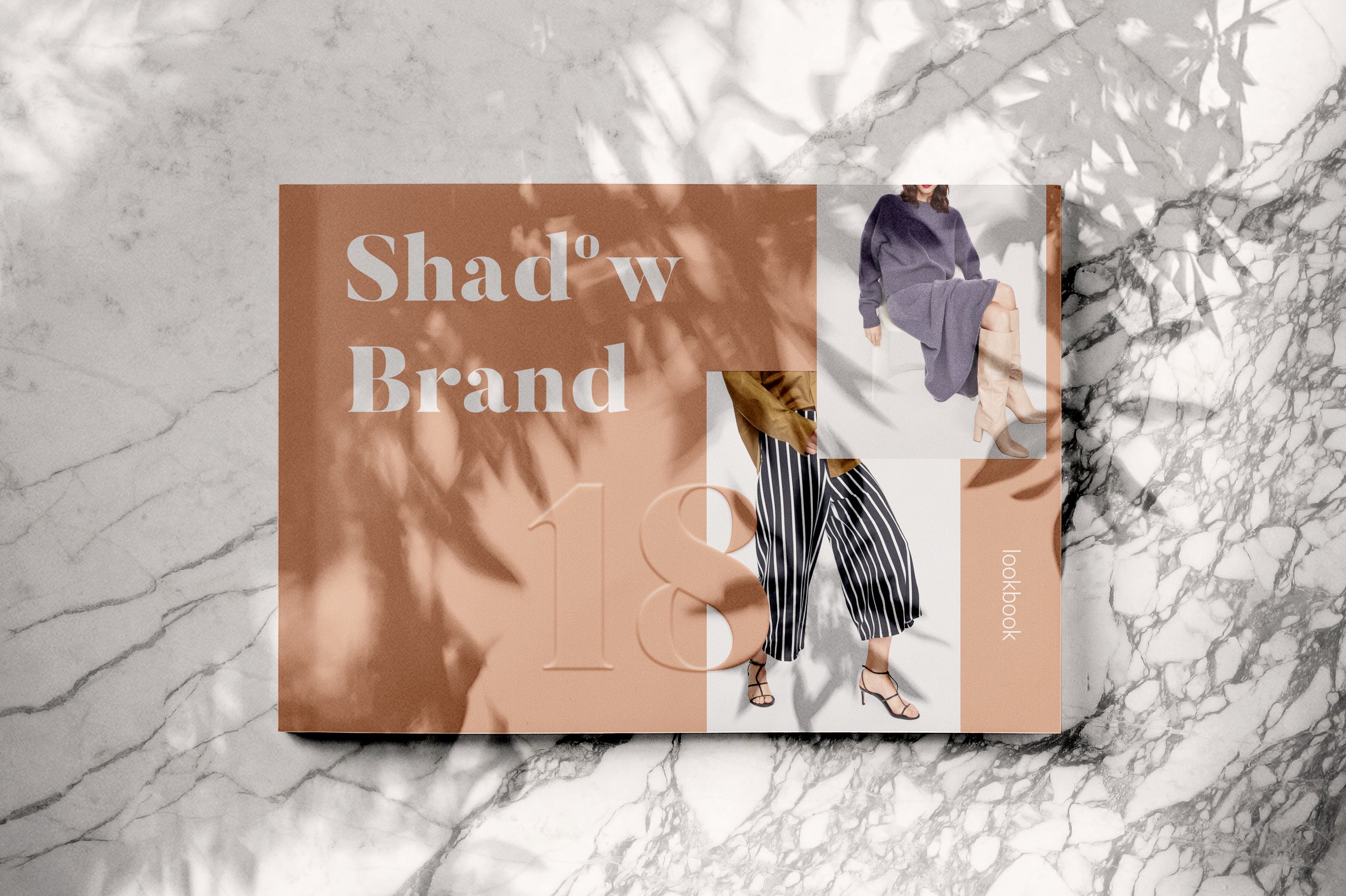 时尚品牌产品展示画册杂志样机 Shadow Brand – Magazine Mockups插图(3)