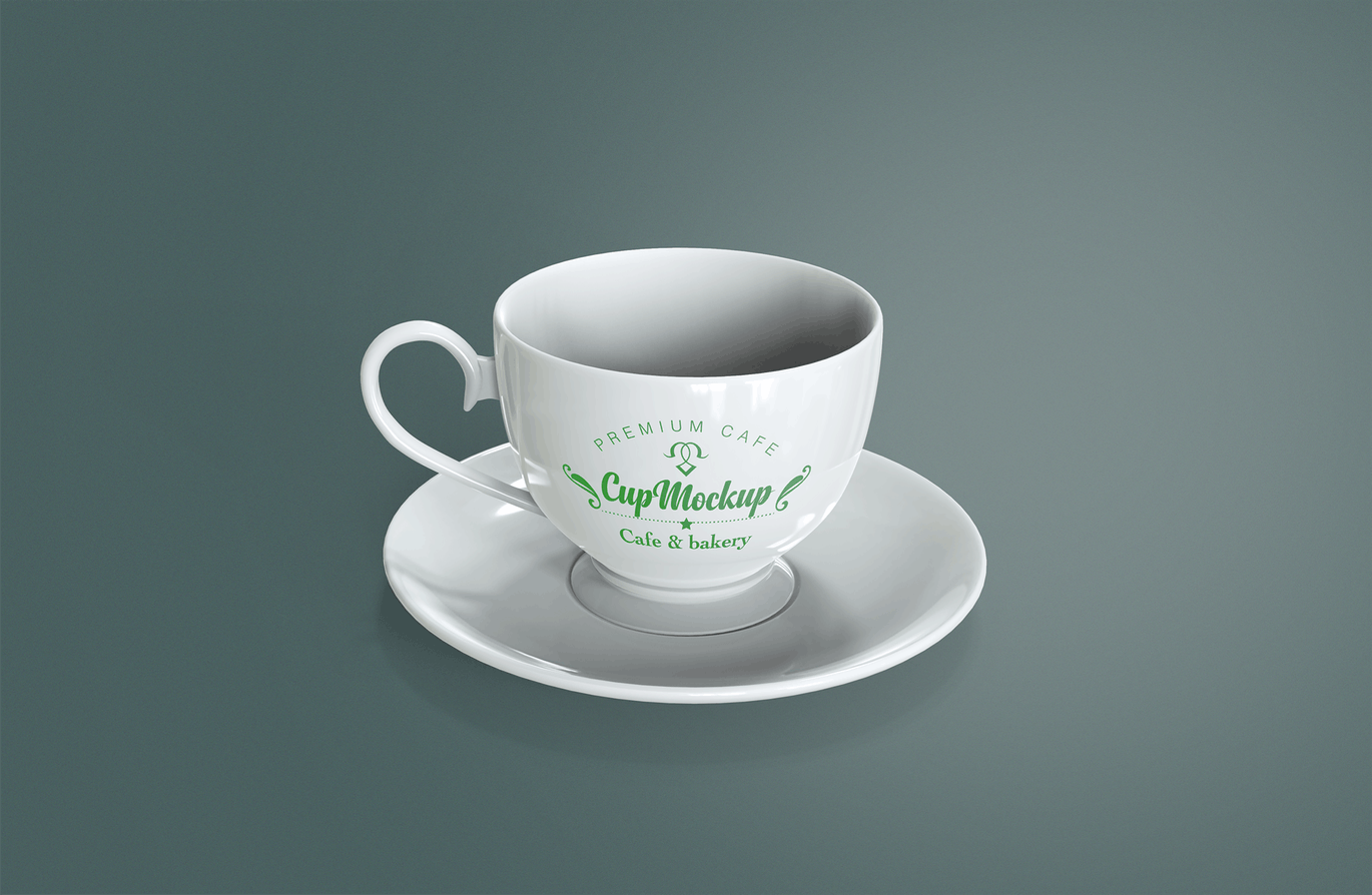 陶瓷茶杯咖啡杯外观设计样机模板v2 Cup Mockup 2.0插图(4)