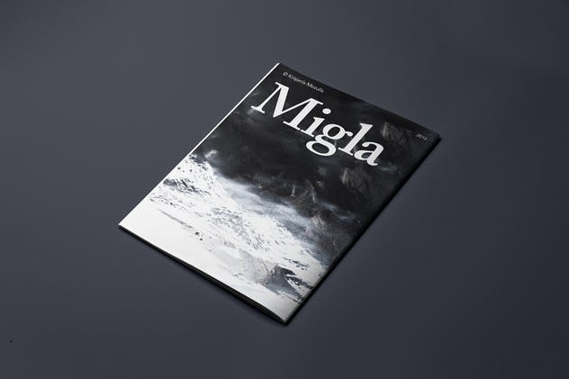 高端杂志样机模板 Migla Realistic Magazine Print Mockup插图(9)