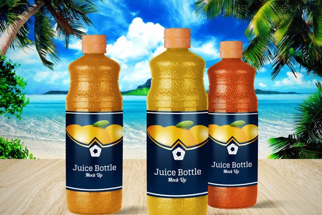 果汁饮料瓶外观包装样机v4 Juice Bottle V.4插图(9)