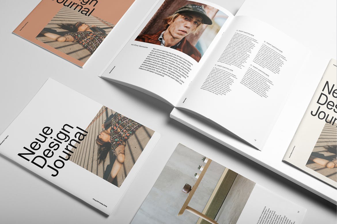 企业宣传杂志设计模板 Neue Magazine插图(3)