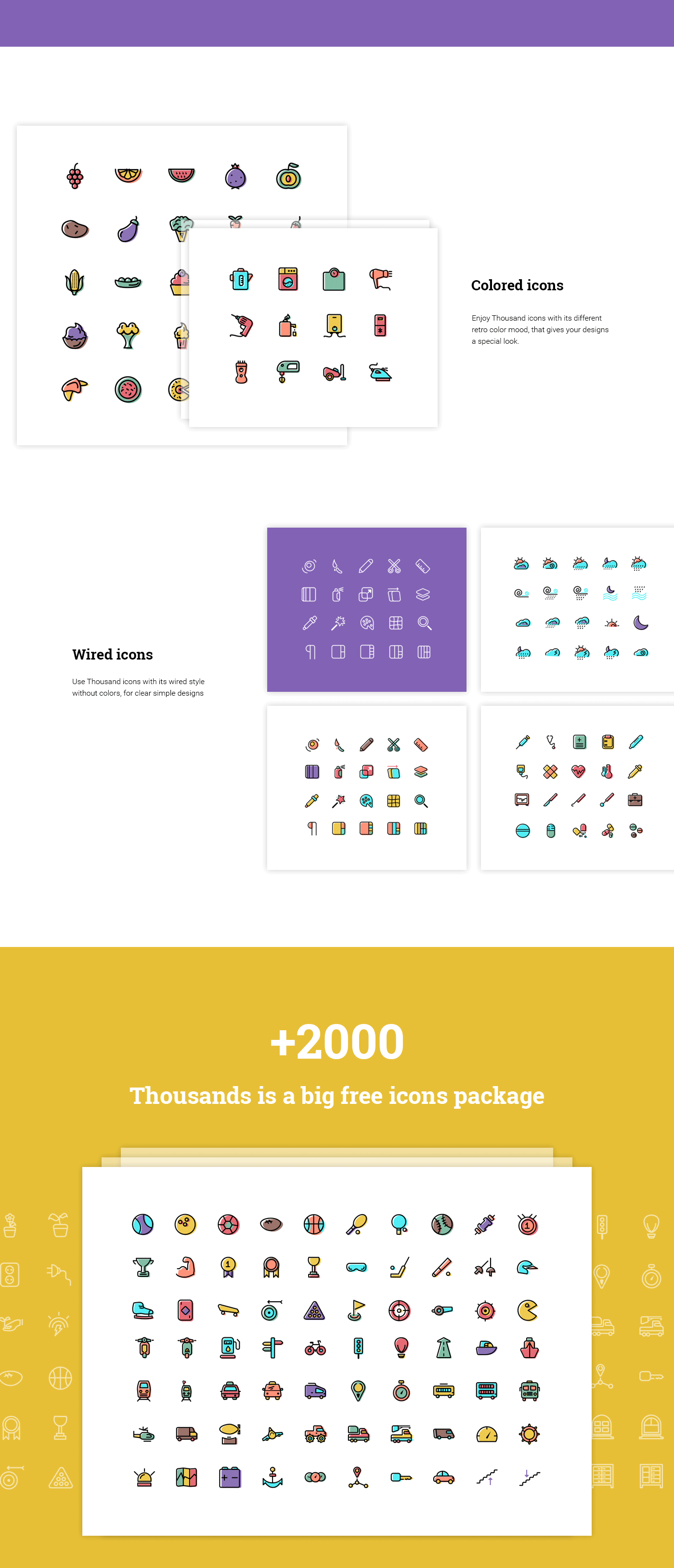 2000个各类专业图标大合集 [AI,PSD,Sketch,SVG]插图(1)