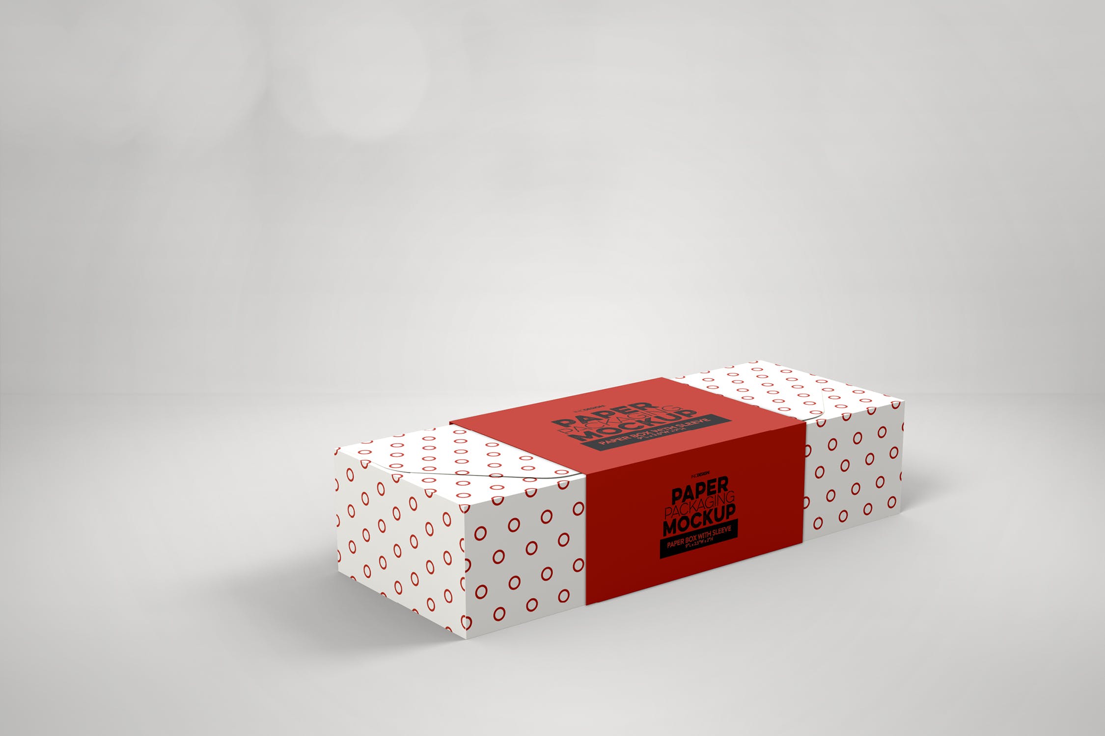 带纸套包装盒设计图样机模板 Paper Boxes with Sleeve Mockup插图(3)