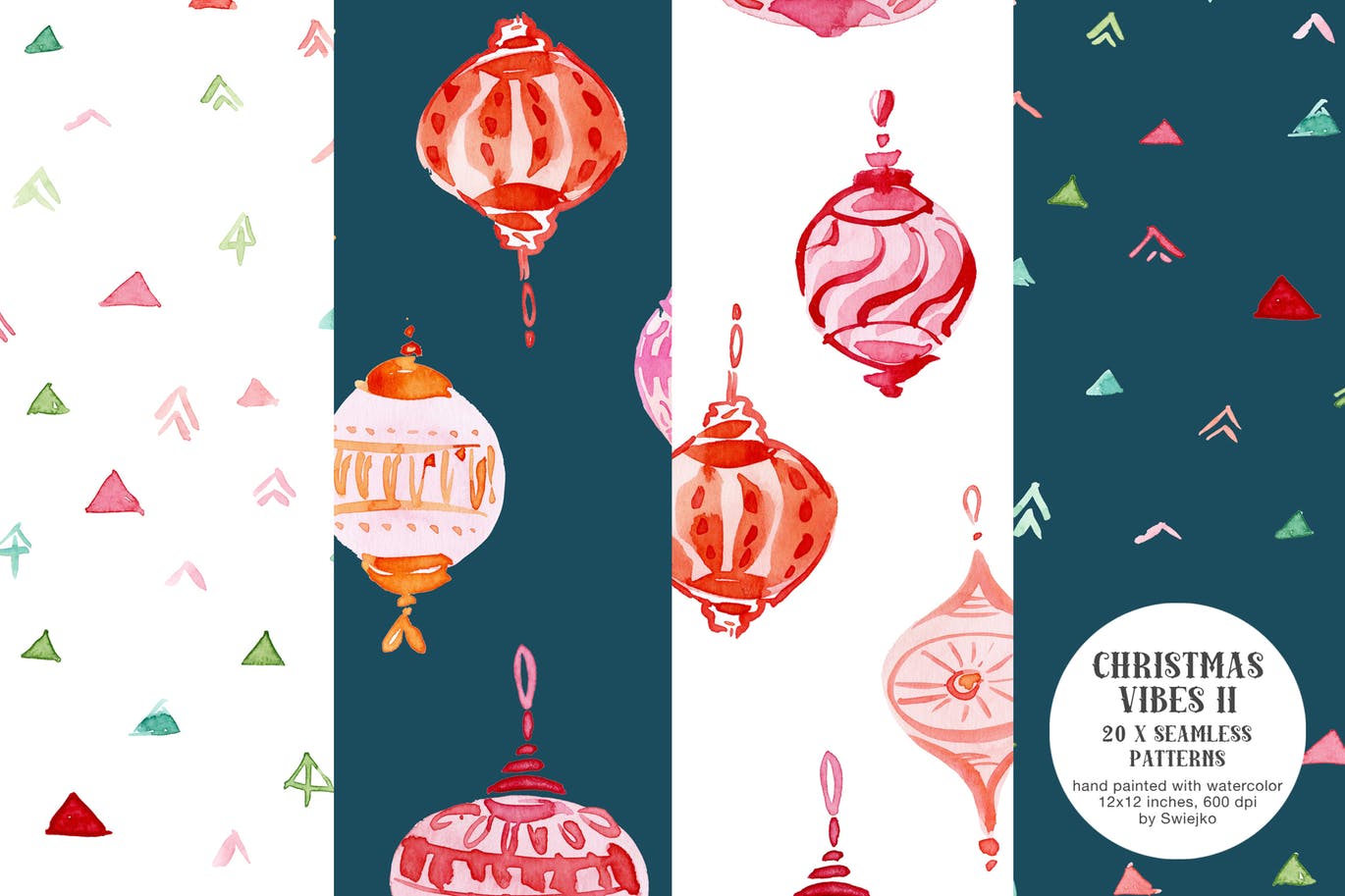 圣诞气氛装饰元素手绘图案高清JPG图片素材II Christmas Vibes II插图(3)