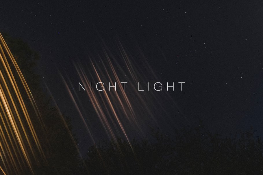 彩色抽象光线条纹纹理背景 Night Light插图(6)