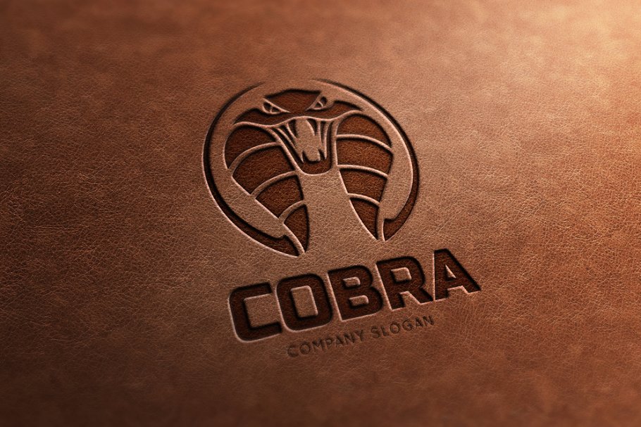 眼镜蛇图形Logo模板 Cobra Snake Logo插图