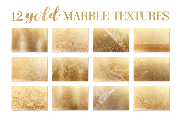 奢华金色大理石材质纹理图案素材 Gold marble texture patterns插图(3)