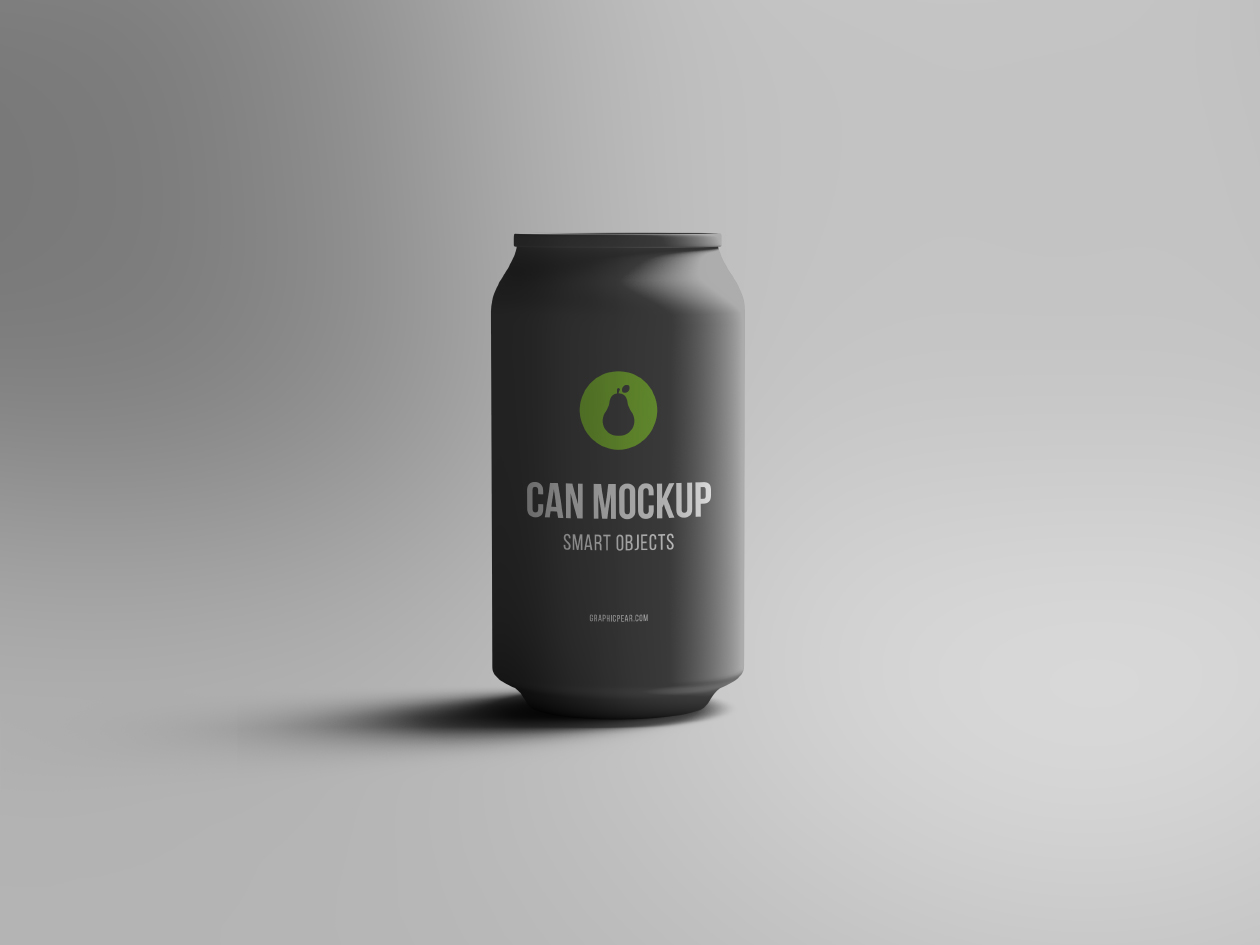 啤酒/饮料易拉罐外观设计PSD样机模板 Psd Can Mockup插图(1)