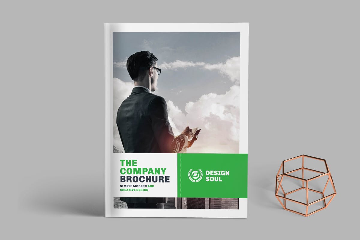 高端品牌企业宣传杂志/画册/商业提案设计模板 Brochure插图