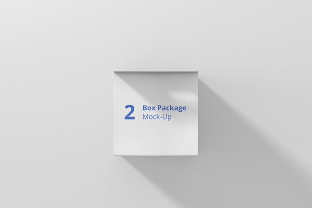 矩形挂耳纸盒包装盒样机 Package Box Mockup – Rectangle with Hanger插图(4)