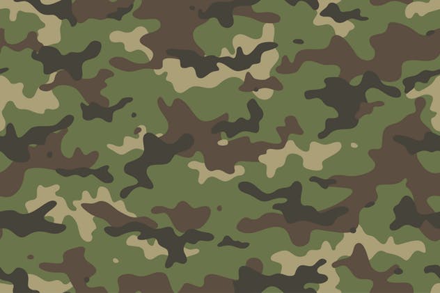 军队服装迷彩无缝纹理 Camouflage Seamless Patterns插图(2)
