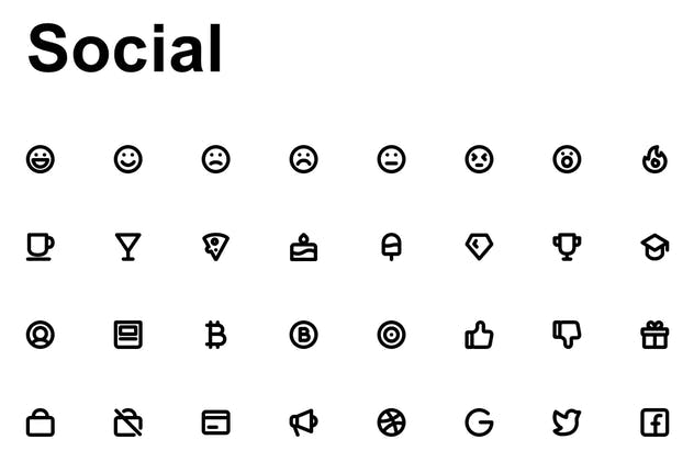 超级简约线条图标合集 Super Basic Icons插图(12)