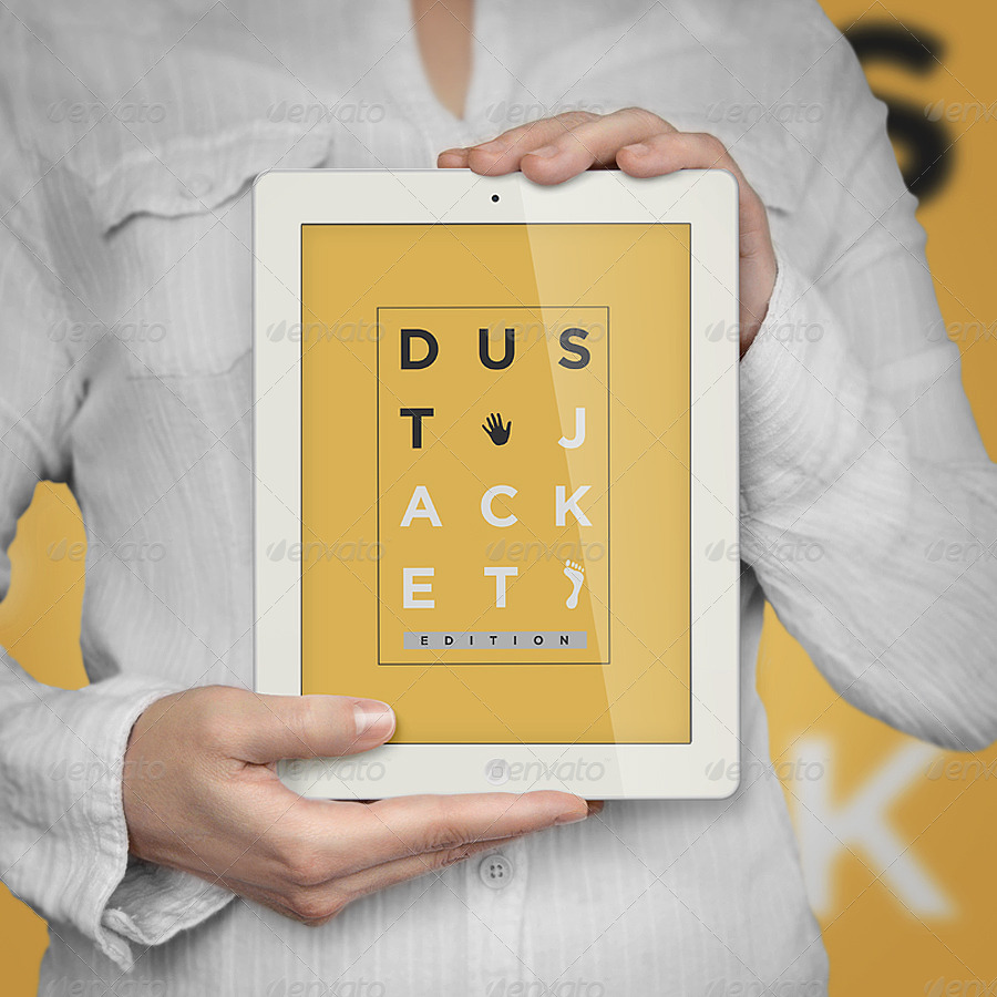 精装图书外观设计展示样机 Book Mock-Up Dust Jacket Edition插图(8)