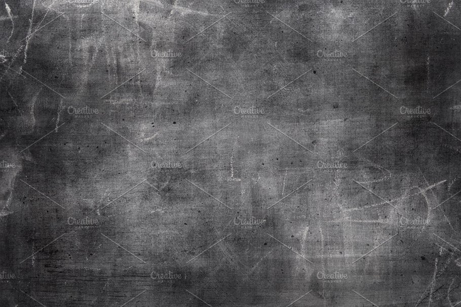 逼真的粉笔污渍黑板背景纸张纹理 Chalkboard Digital Paper Textures插图(5)