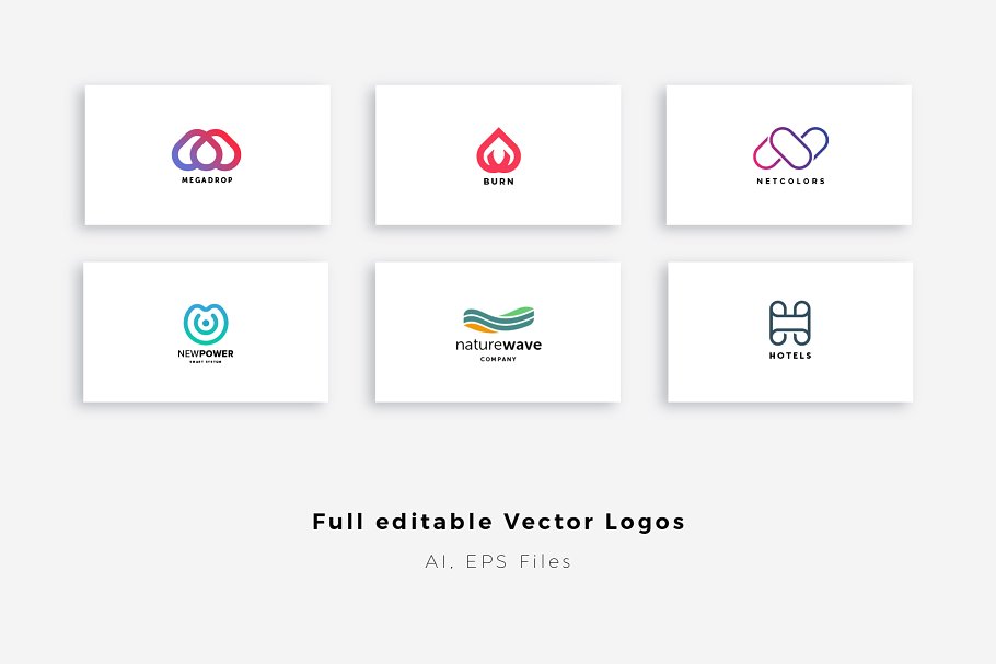 30个独特的预制Logo模板合集 30 Unique Premade Logos Pack插图(5)
