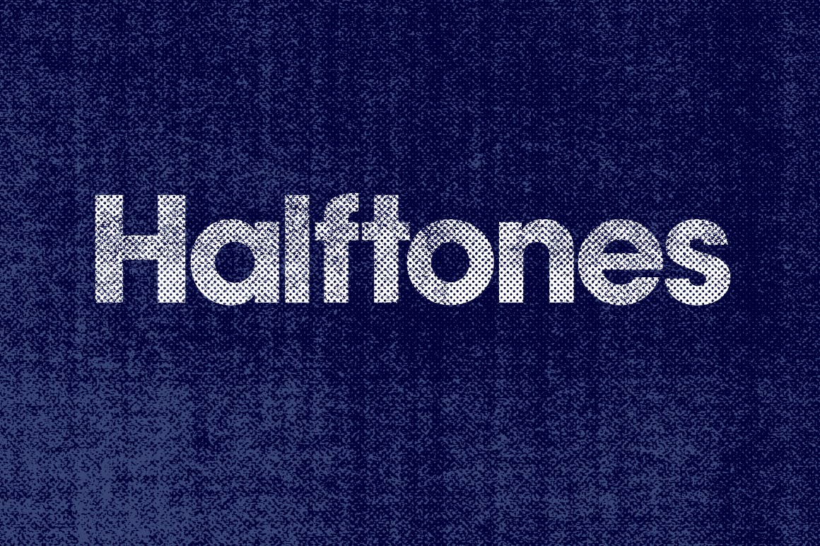 复古做旧风格设计半色调肌理背景素材v1 Distressed Halftones 01插图(6)