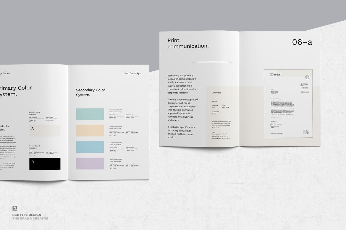 经典实用企业品牌指南手册设计模板 Brand Guidelines插图(8)