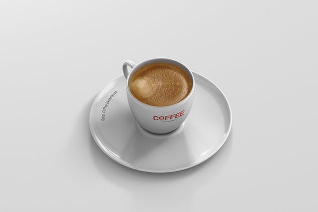 逼真咖啡杯马克杯样机模板 Coffee Cup Mockup插图(2)
