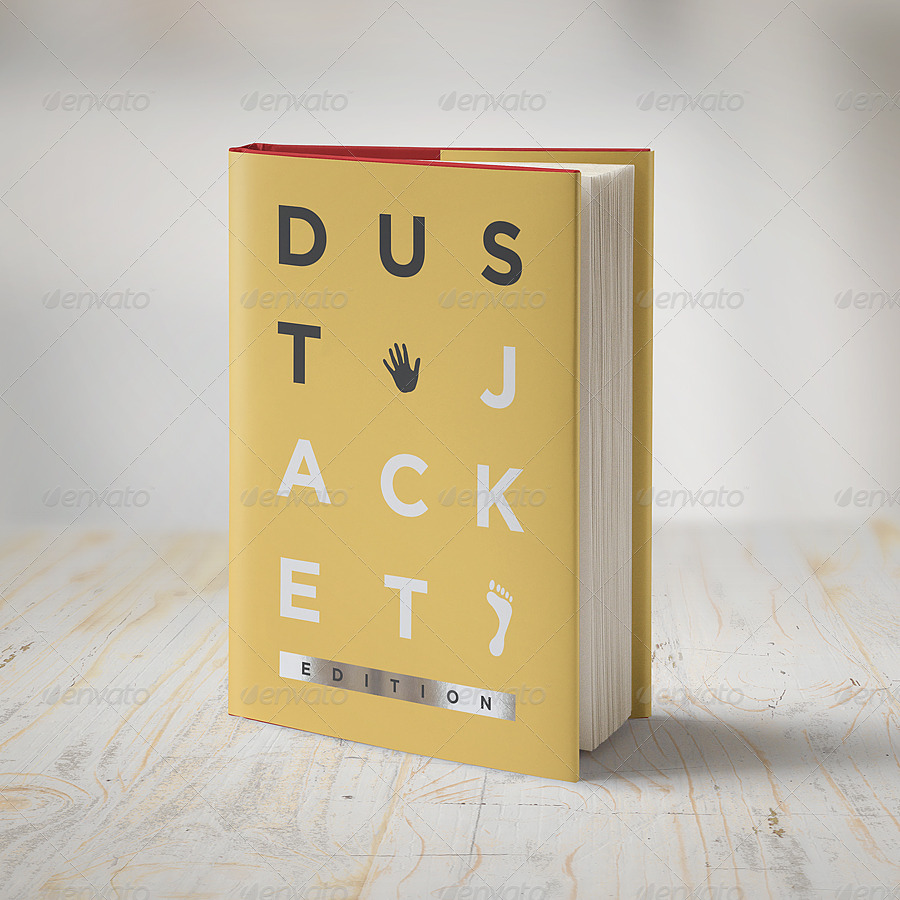 精装图书外观设计展示样机 Book Mock-Up Dust Jacket Edition插图(10)