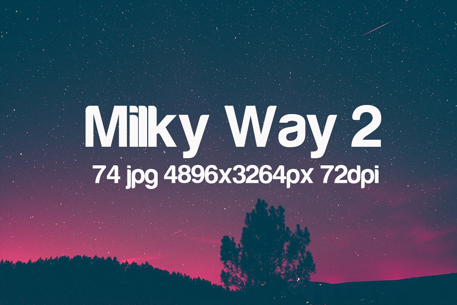 超高清极光星空背景素材 Milky Way photo pack 2插图(3)