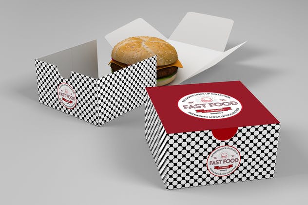 快餐食品包装样机v8 Fast Food Boxes Vol.8: Take Out Packaging Mockups插图(5)