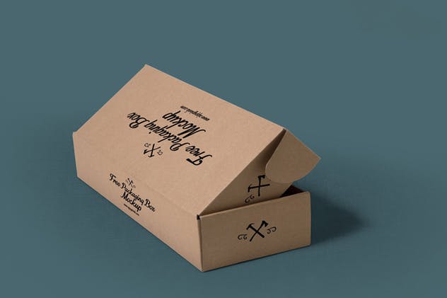 10个矩形包装盒设计样机模板 10 Rectangular Packaging Box Mockups插图(11)