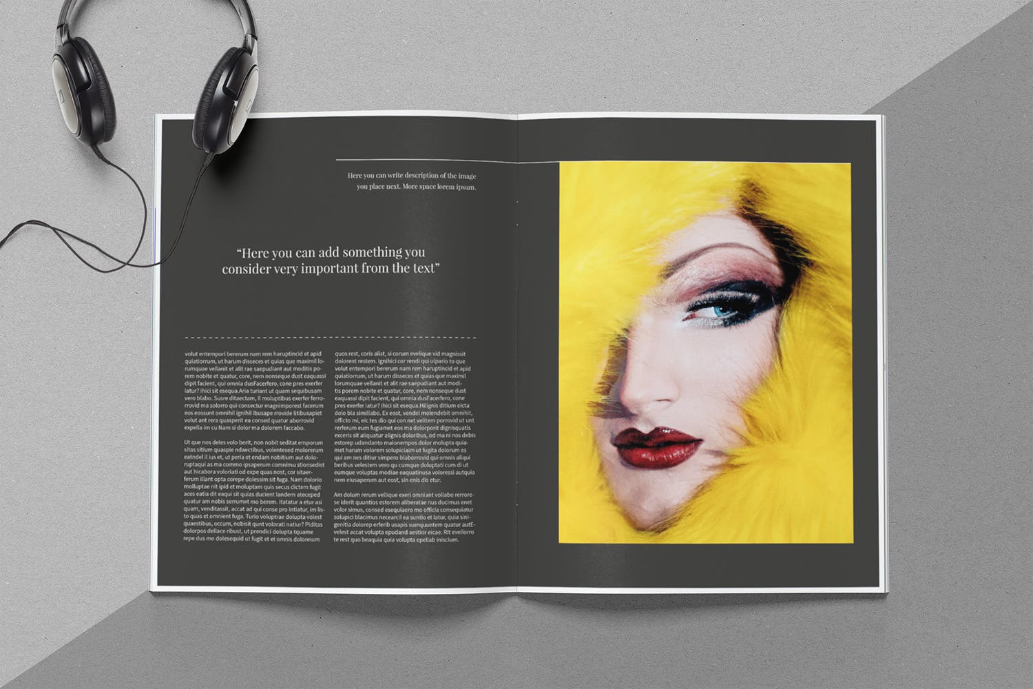 时尚行业产品评测杂志Indesign模板下载 Helvetica Magazine Indesign Template插图(5)