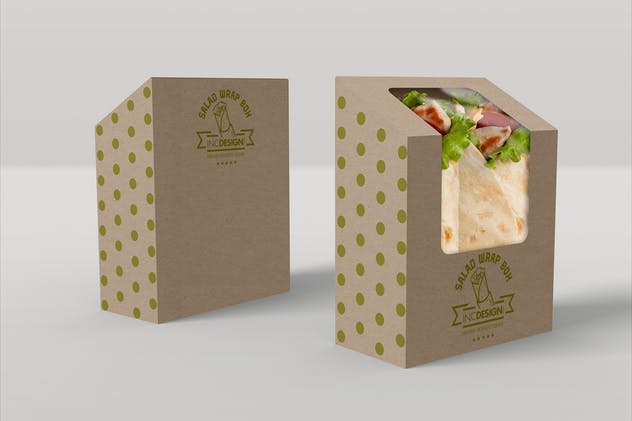 快餐食品包装样机v5 Fast Food Boxes Vol.5: Take Out Packaging Mockups插图(6)
