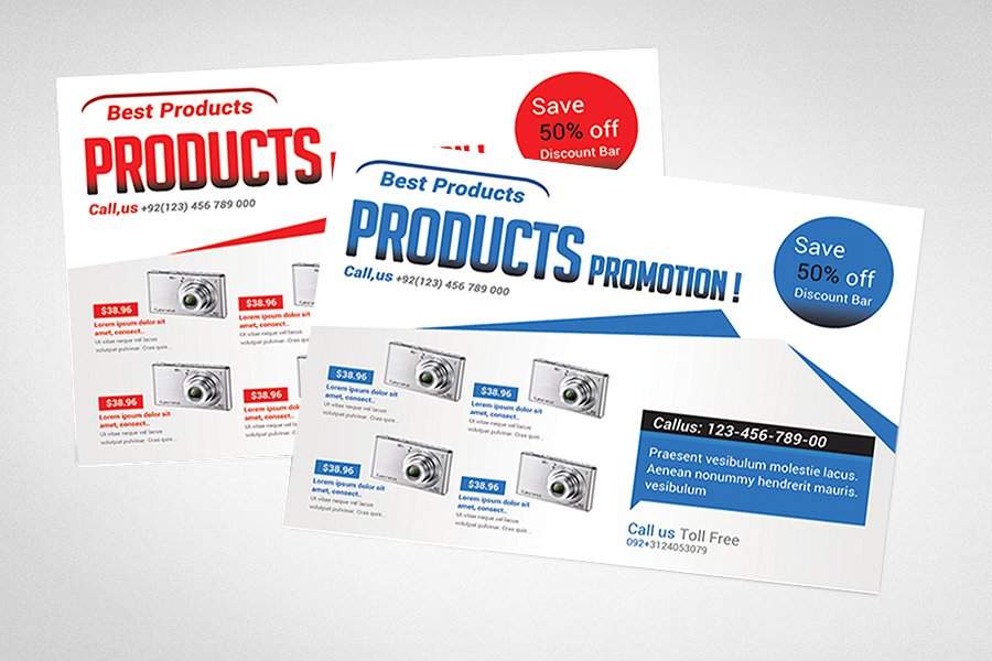 经典3C产品促销特卖传单模板 Product Promotion Flyer Templates插图(1)