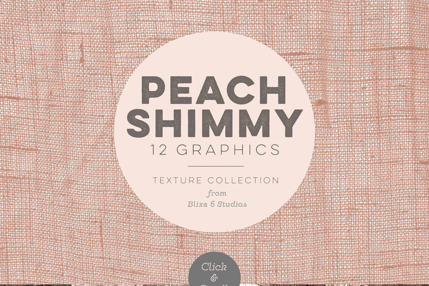 鳞片龟裂织布等图案纹理 Peach Shimmy Digital Textures插图(1)