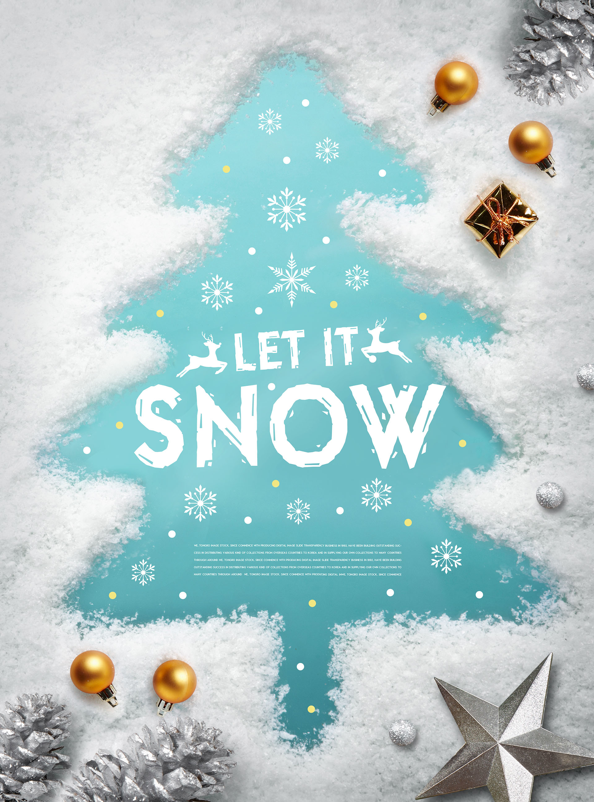 韩国素材：好用的圣诞节海报广告模板PSD插图(3)
