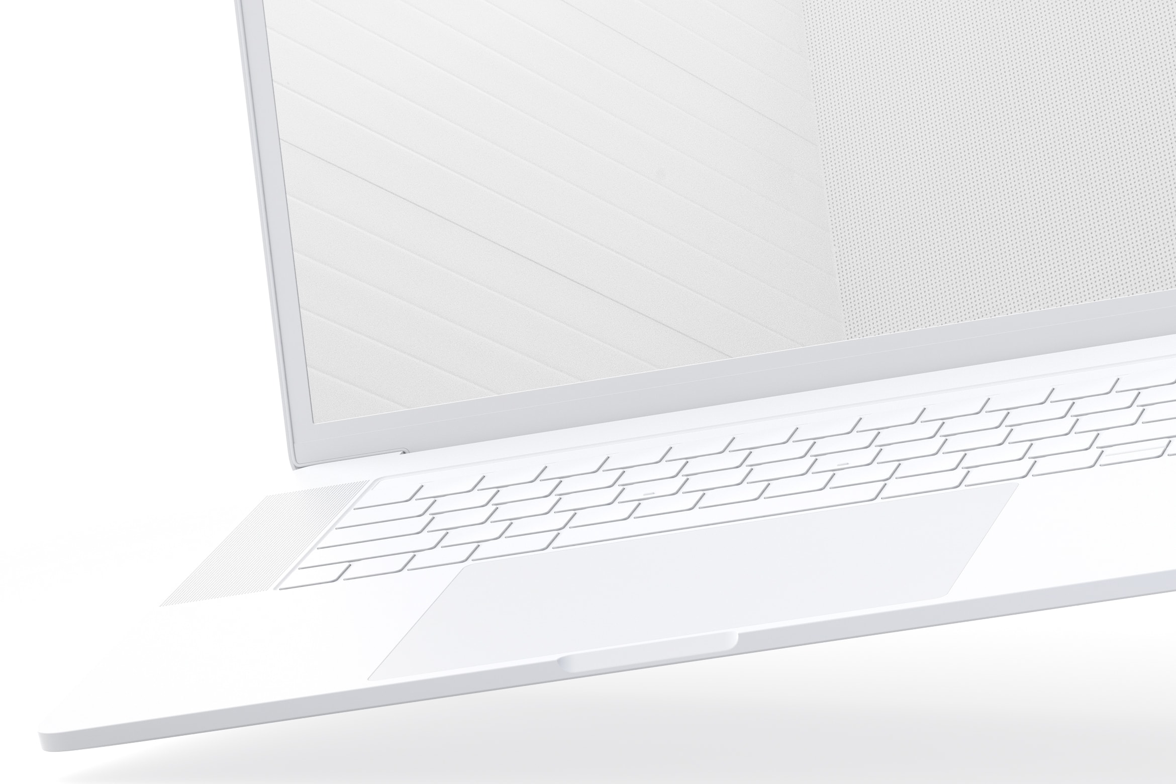 15寸MacBook Pro笔记本电脑屏幕演示样机模板 Clay MacBook Pro 15" with Touch Bar Mockup插图(5)