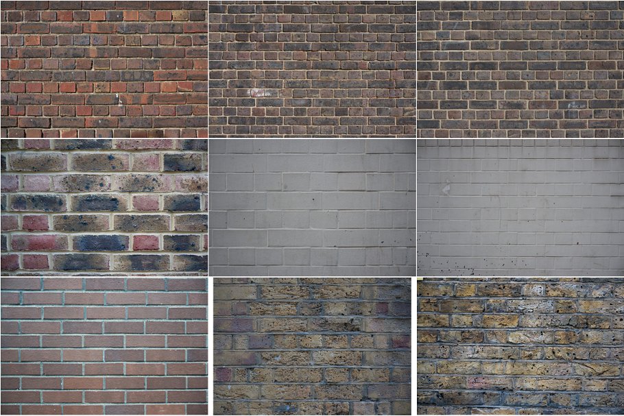 50款砖瓦砖墙纹理 Bricktop 50 brick wall textures插图(6)