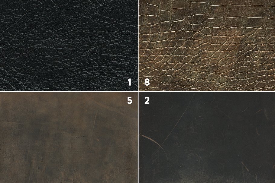 10款真皮纹理背景合集（1） 10 Leather Textures – Set 1插图(1)