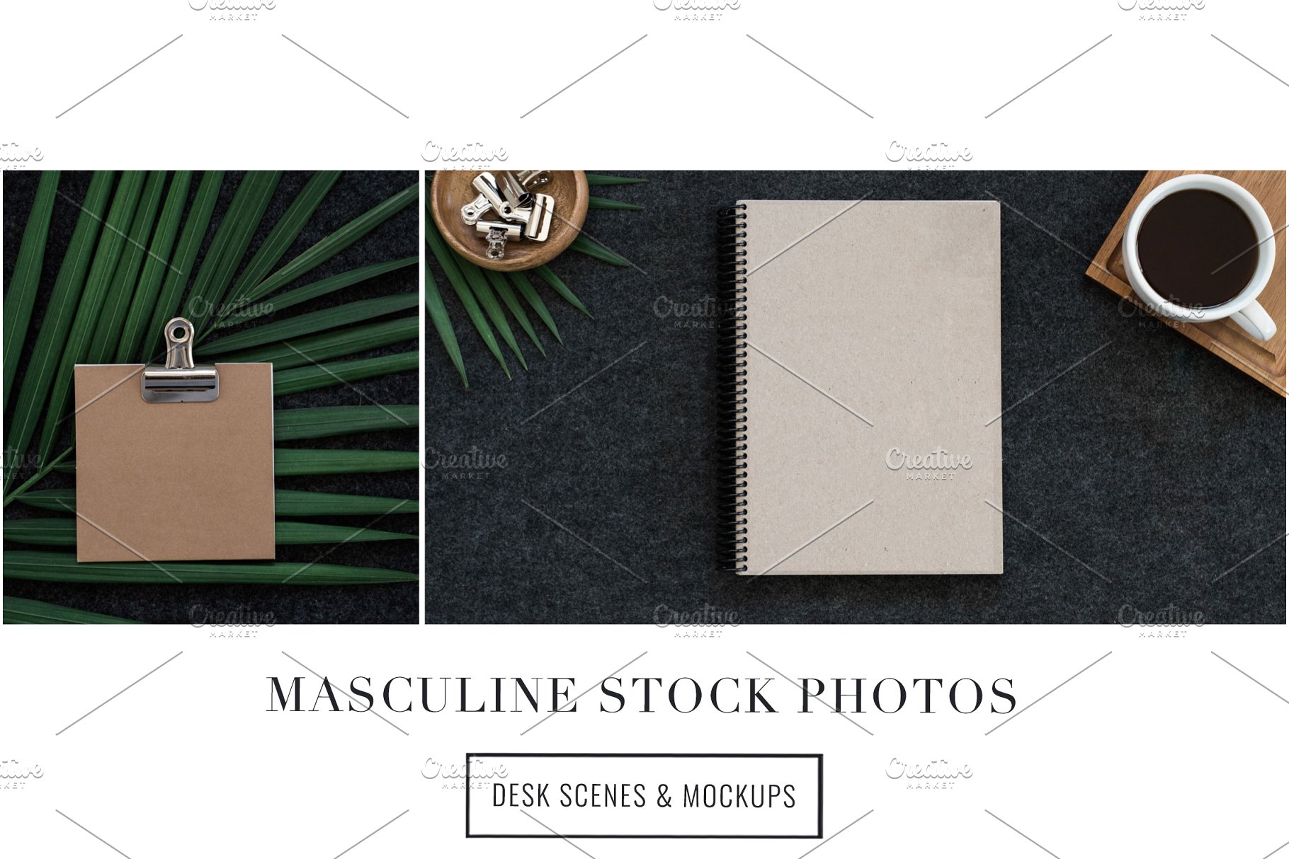 iPad办公场景样机模板 Masculine Stock Photos + iPad Mockup插图(4)