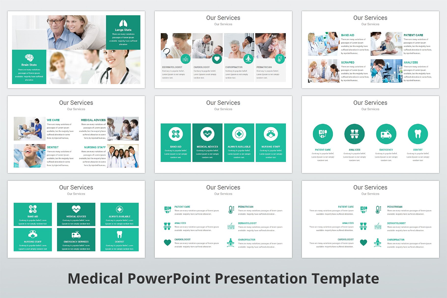 高品质医疗行业演示的PPT模板下载 Medical PowerPoint Template [pptx]插图(10)