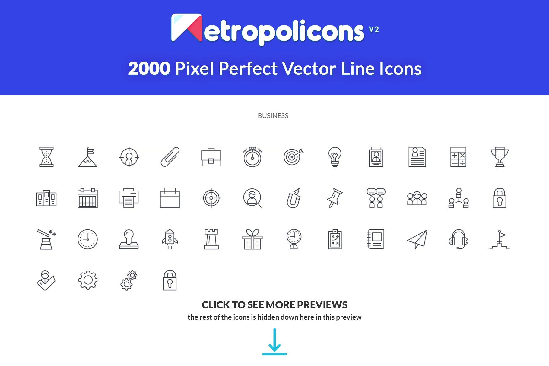 4000枚线条和填充矢量图标 4000 Line and Filled Icons Bundle插图(2)