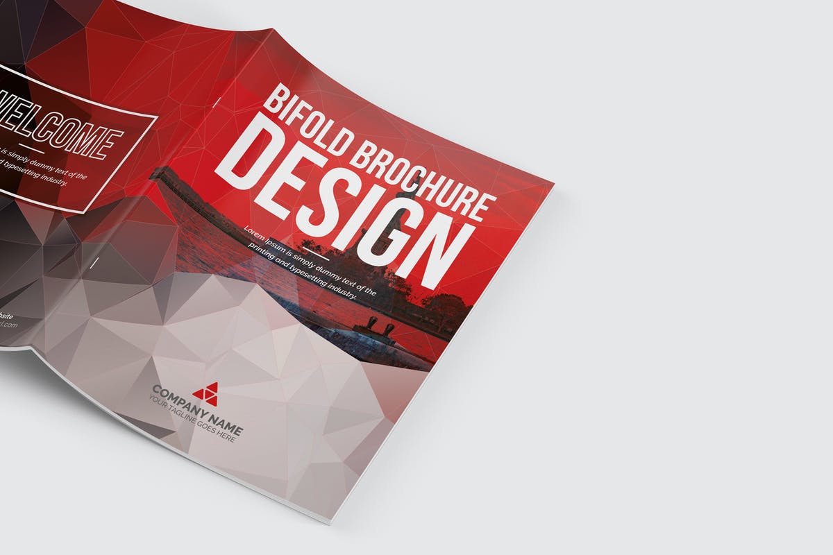 企业画册策划方案设计模板 Bifold Brochure插图