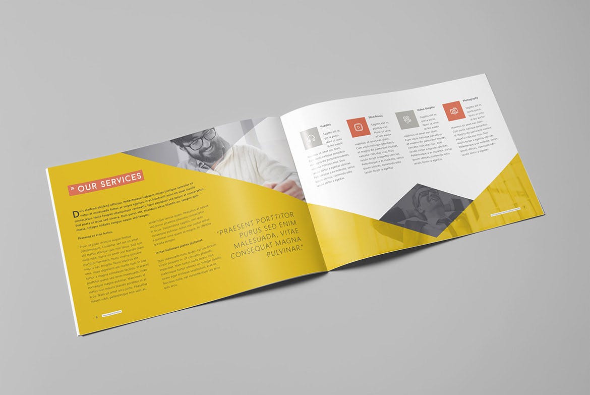 企业年度报告横版设计模板 Annual Report 2016/2017 – Landscape插图(3)
