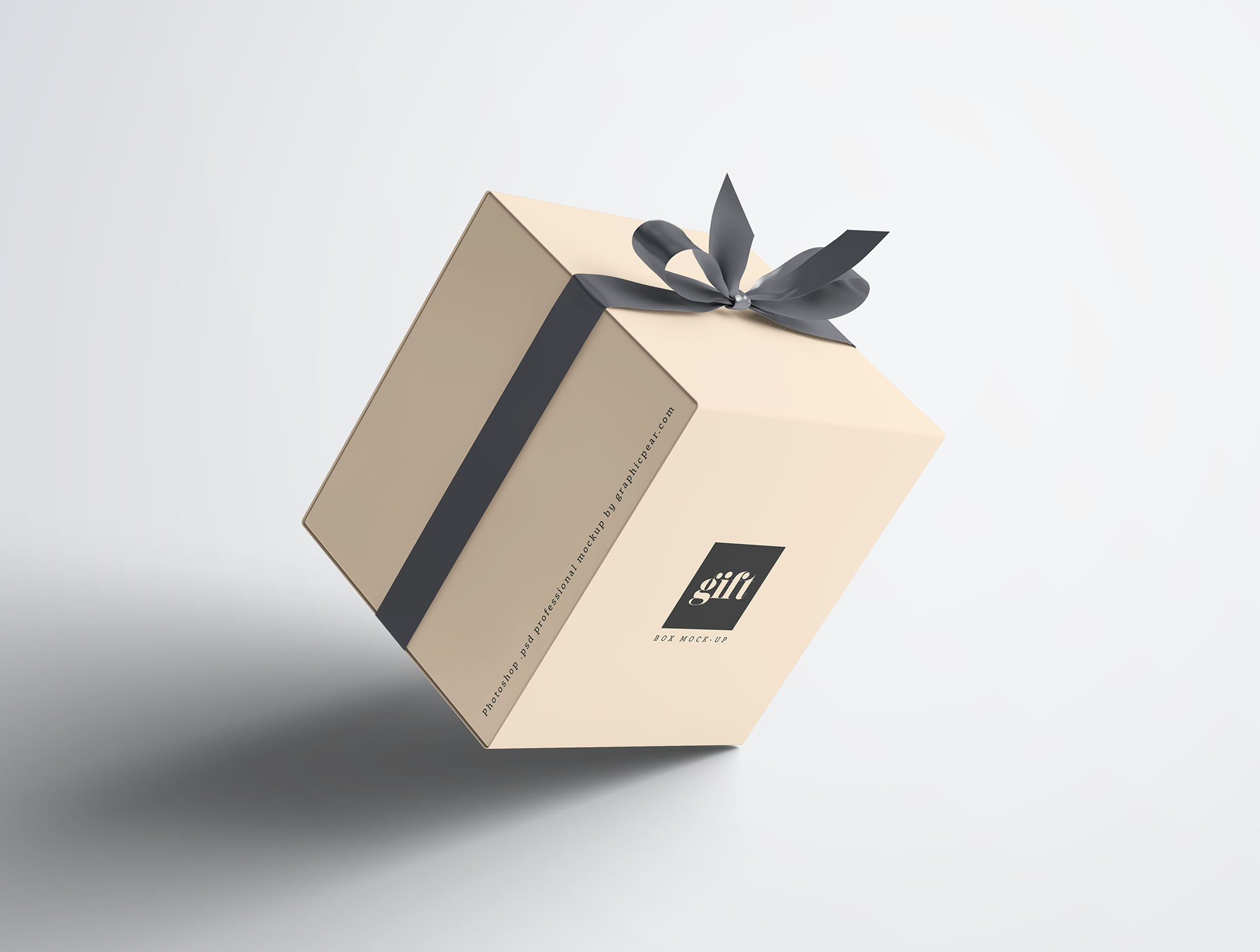 礼品包装盒设计效果图样机 Gift Box Mockup插图(4)
